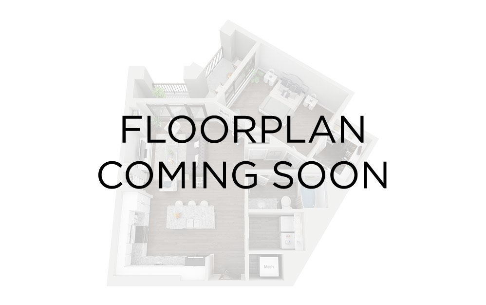 A5D - 1 bedroom floor plan layout with 1 bathroom and 877 square feet A5D - 1 bedroom floor plan layout with 1 bathroom and 877 square feet